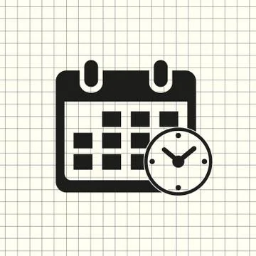 Vector icon calendar Stock Illustration