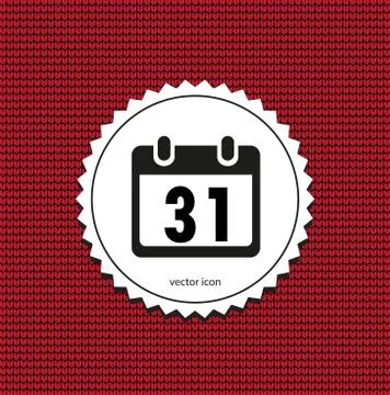Vector icon calendar Stock Illustration