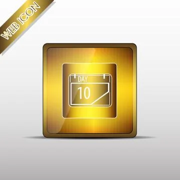 Vector icon - calendar organizer Stock Illustration