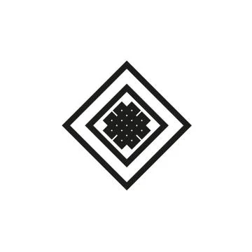 Vector icon: Celtic knot, triquetra cross or Trinity symbol with heart shape. Stock Illustration