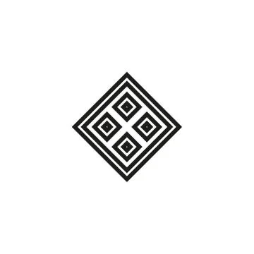 Vector icon: Celtic knot, triquetra cross or Trinity symbol with heart shape. Stock Illustration