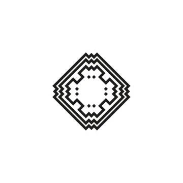 Vector icon: Celtic knot, triquetra cross or Trinity symbol with heart shape. Stock Illustration