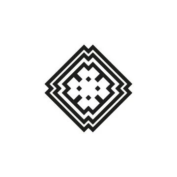 Vector icon: Celtic knot, triquetra cross or Trinity symbol with heart shape. Stock Illustration