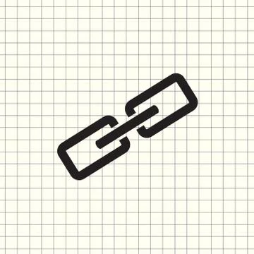 Vector icon chain Stock Illustration