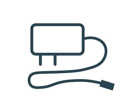 Vector icon of charger, plug Stock Illustration