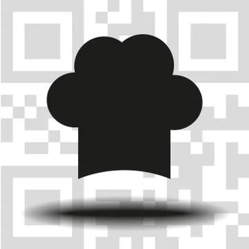 Vector icon chef cap Stock Illustration