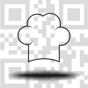 Vector icon chef cap Stock Illustration