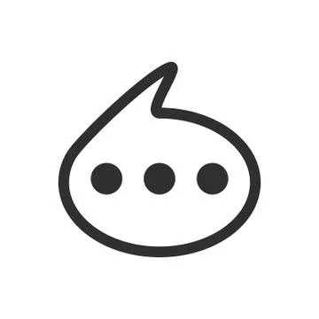 Vector icon dialogue Stock Illustration