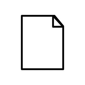 Vector icon document file and page symbol. Paper sign for business office d.. イラスト素材