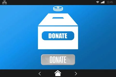 Vector icon of donation, Close-up Stock Photos