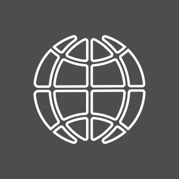 Vector icon earth Stock Illustration