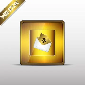 Vector icon - envelope, email Stock Illustration