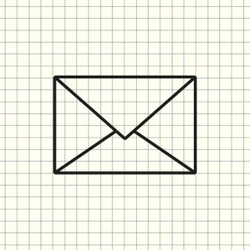 Vector icon envelope Stock Illustration