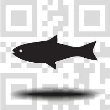 Vector icon fish Stock-Illustration