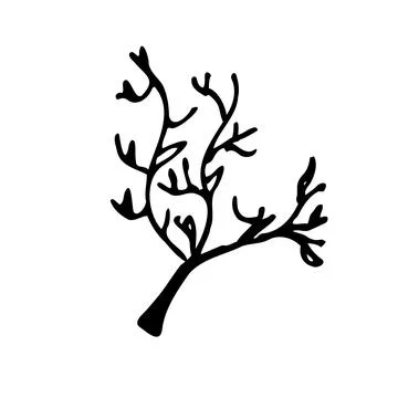 Vector icon flower branch Stock Illustration