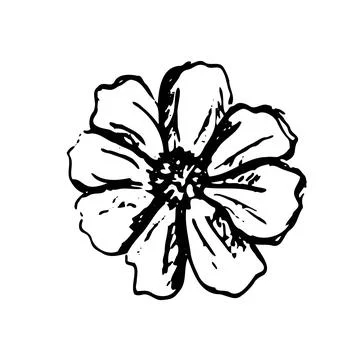 Vector icon flower Stock Illustration