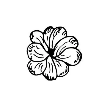 Vector icon flower Stock Illustration
