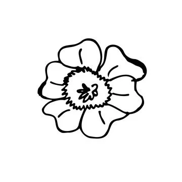 Vector icon flower Stock Illustration