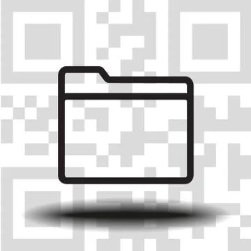 Vector icon folder Stock Illustration