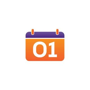 Vector icon in the form of a calendar page Stock Illustration