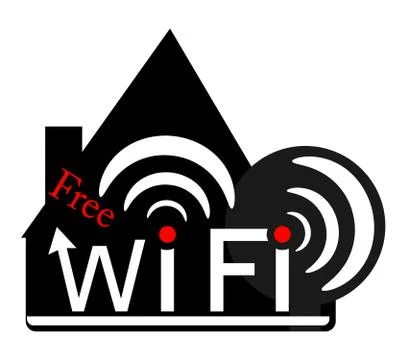 Vector icon Free wifi Illustration