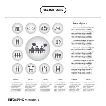 Vector icon for friendship Stock Illustration