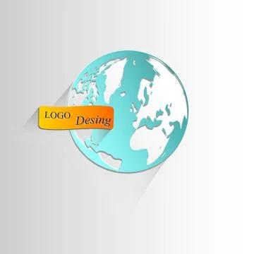 Vector icon-globe Stock Illustration