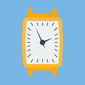 Vector icon of a hand watch. Stock Illustration