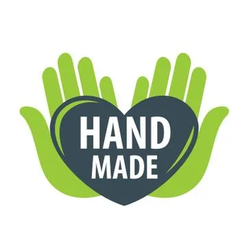 Vector icon handmade on a white background Stock Illustration