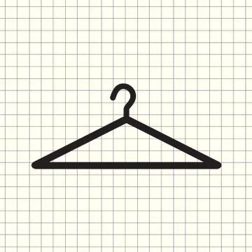 Vector icon hanger Stock Illustration