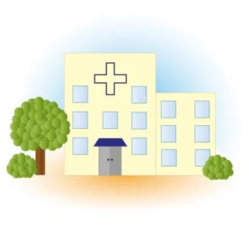 Vector icon hospital Stock Illustration