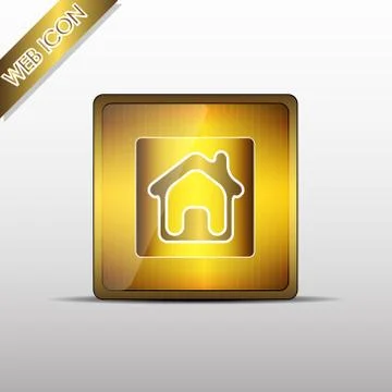 Vector icon - house Stock Illustration
