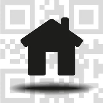 Vector icon of house Stock Illustration