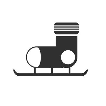 Vector icon ice skates Stock Illustration