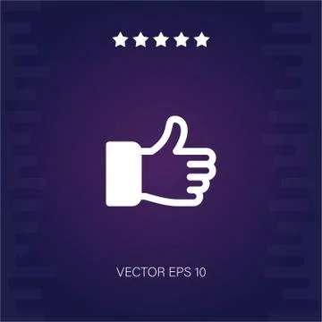 Like vector icon Stock Illustration