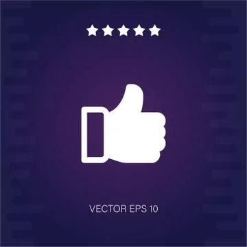 Like vector icon Stock Illustration