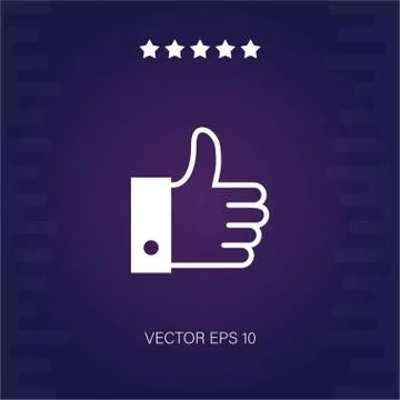 Like vector icon Stock Illustration