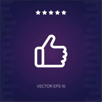 Like vector icon Stock Illustration