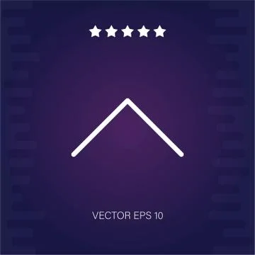 Up vector icon Stock Illustration