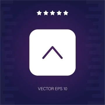 Up vector icon Stock Illustration