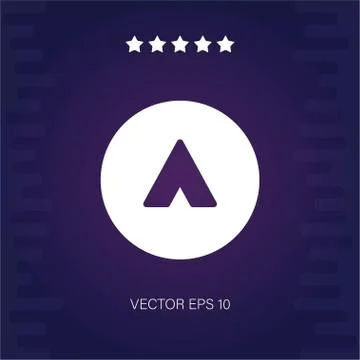 Up vector icon Stock Illustration