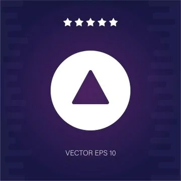 Up vector icon Stock Illustration