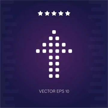 Up vector icon Illustrazione stock