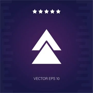 Up vector icon Stock Illustration