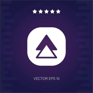 Up vector icon Stock Illustration