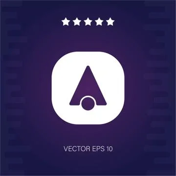 Up vector icon Stock Illustration