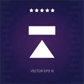 Up vector icon Stock Illustration