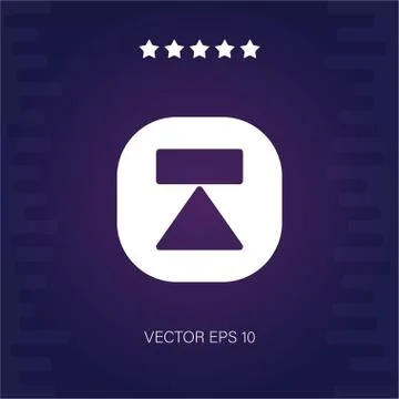 Up vector icon Stock Illustration