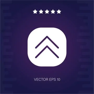 Up vector icon Stock Illustration