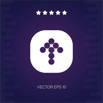Up vector icon Stock Illustration